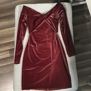 Maroon Dress from Express
